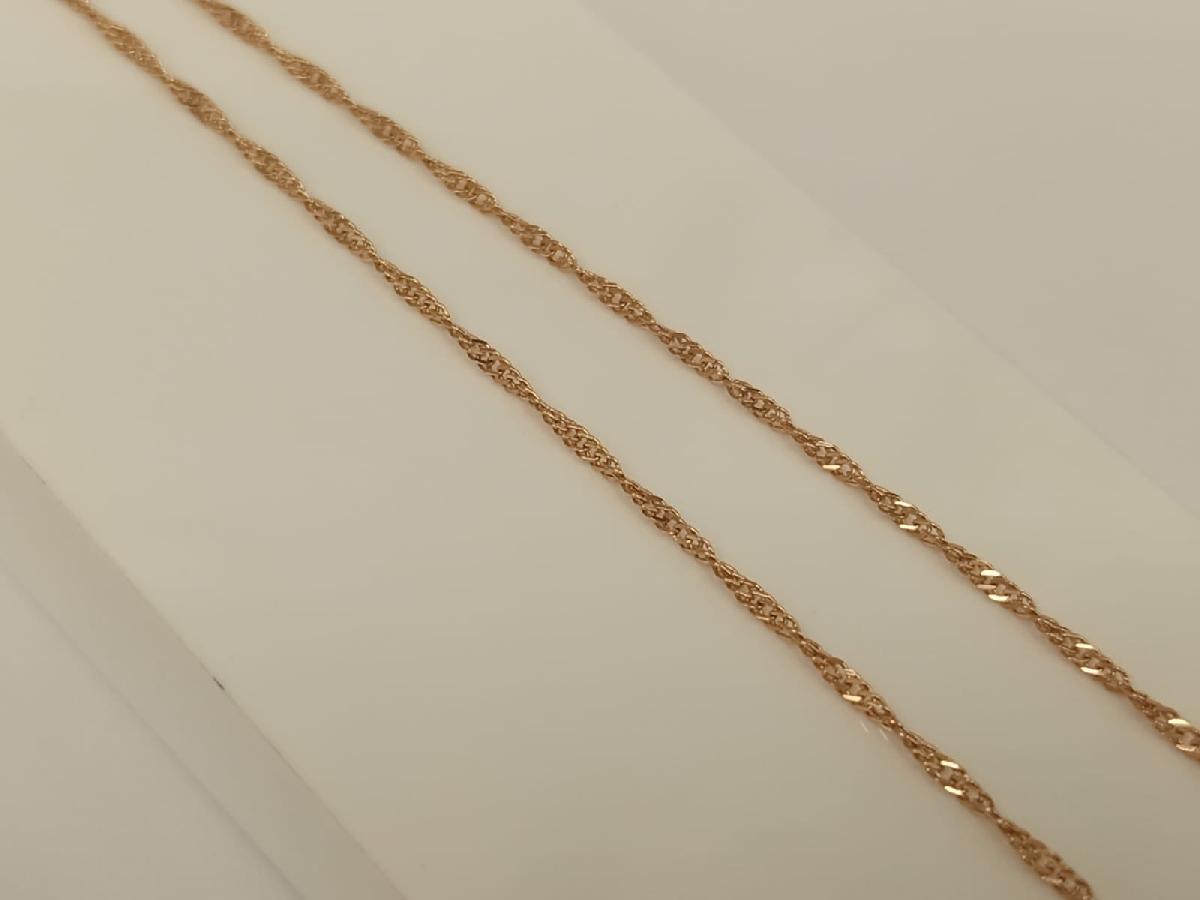 ЦЛСИ585 ЦЕПЬ ПОЛНОВЕСНАЯ Сингапур (Au 585)