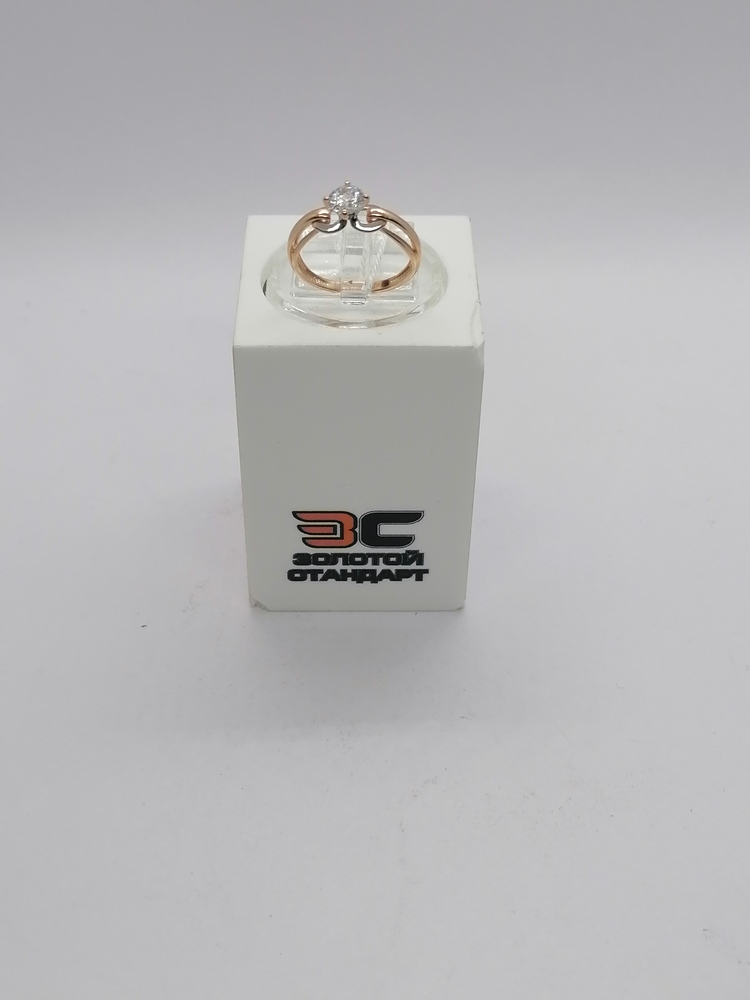 КОЛКМ585 КОЛЬЦО С КАМНЕМ (Au 585)