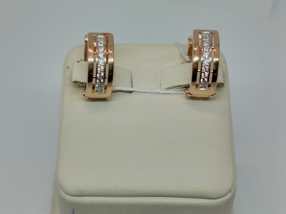 СЕРЬГИ С КАМНЯМИ (Au 585)