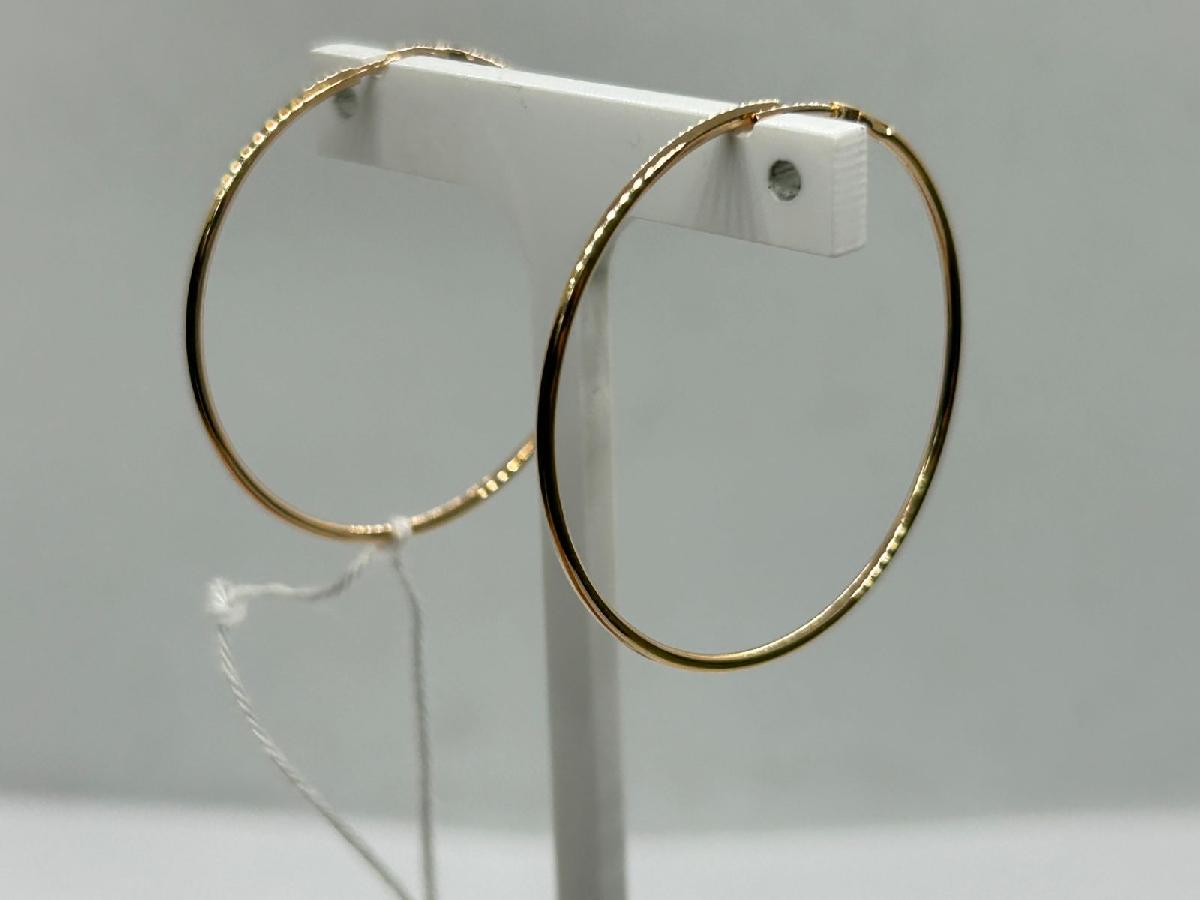 СКОН585 СЕРЬГИ КОНГО (Au 585)