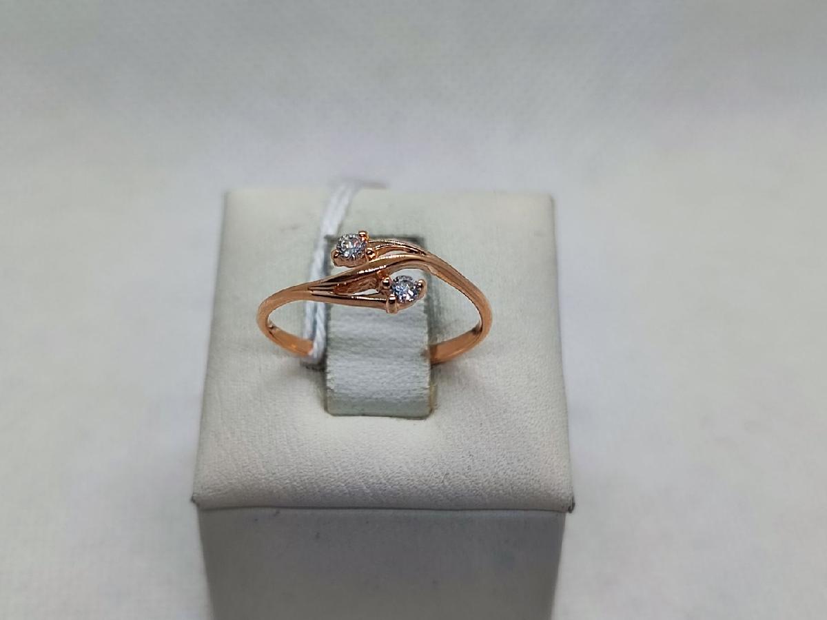 КОЛКМИ585 КОЛЬЦО С КАМНЯМИ (Au 585)