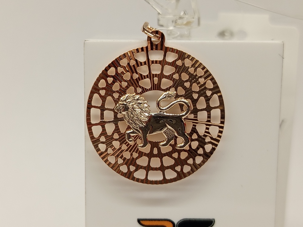 ПОДВЕСКА ЗНАК ЗОДИАКА ЛЕВ (Au 585)