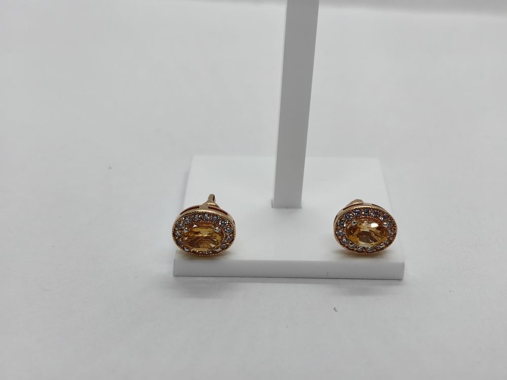 СЕРЬГИ С КАМНЯМИ (Au 585)