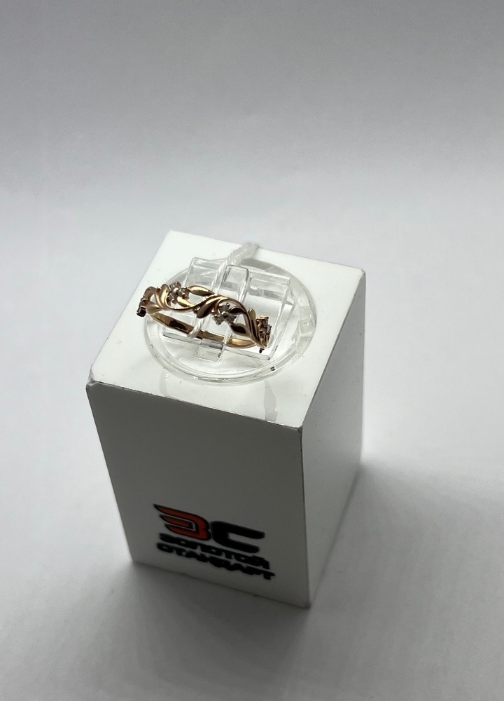 КОЛКМИ585 КОЛЬЦО С КАМНЯМИ (Au 585)