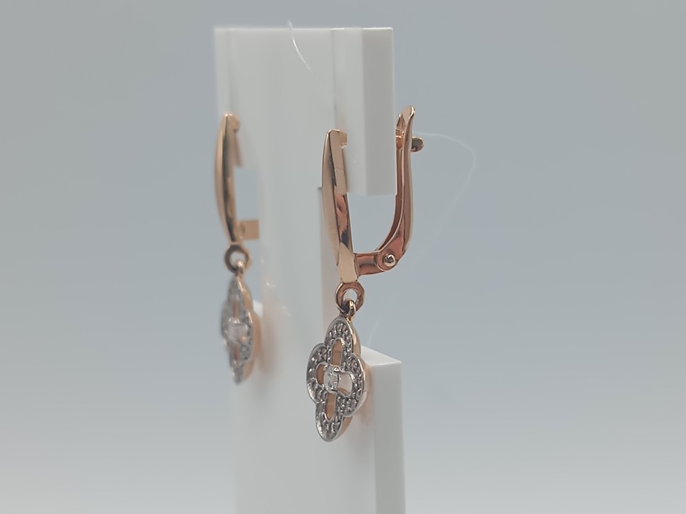 СЕРЬГИ С КАМНЯМИ (Au 585)