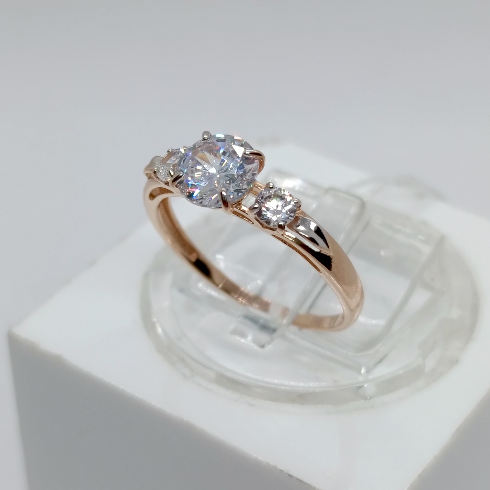 КОЛКМИ585 КОЛЬЦО С КАМНЯМИ (Au 585)