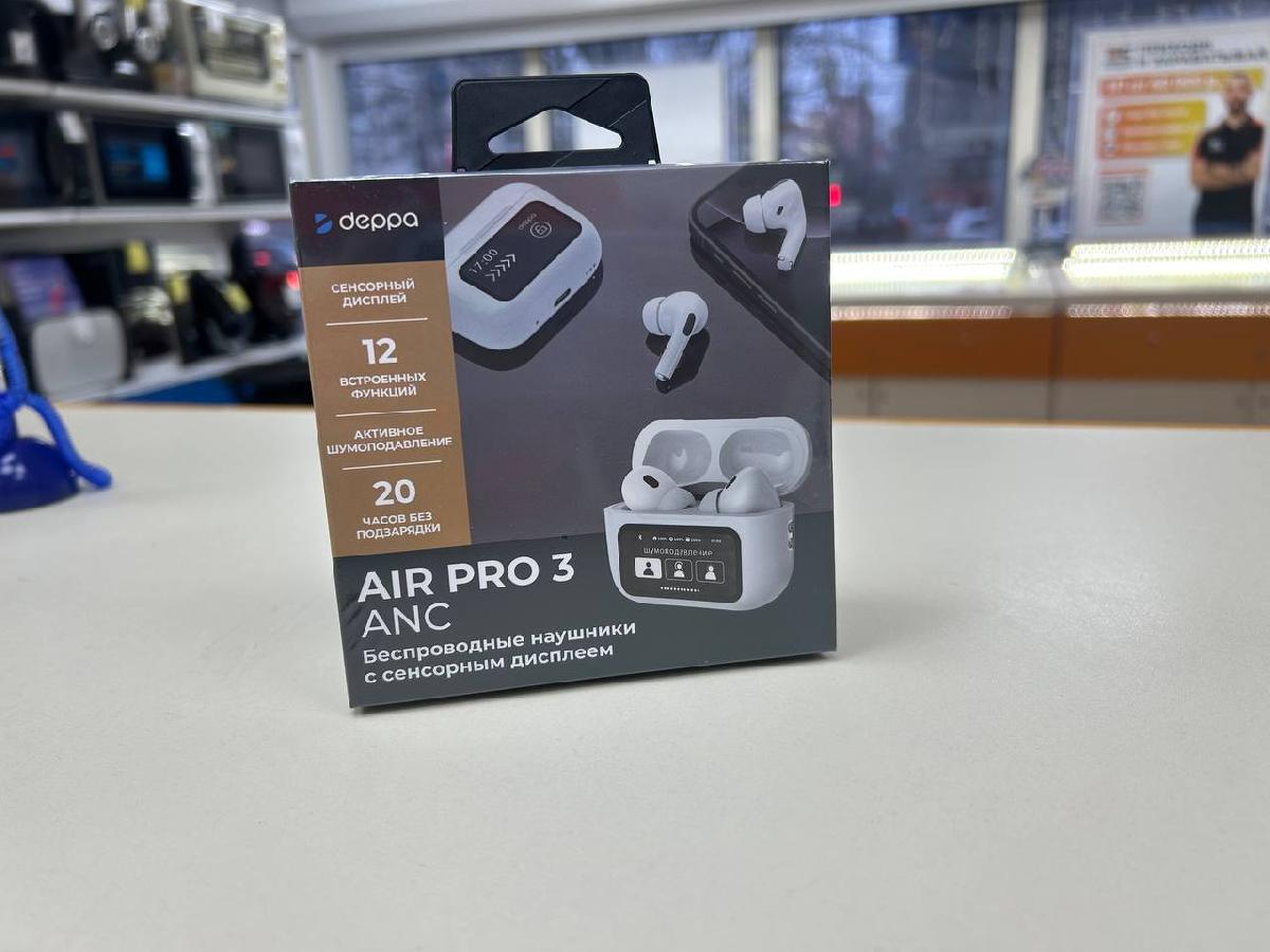 Наушники беспроводные Deppa 44213 Air Pro 3 ANC