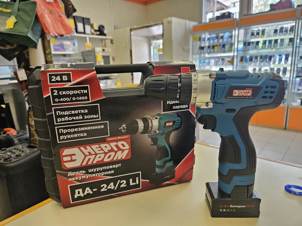 Шуруповерт Энергопром ДА-24/2LI