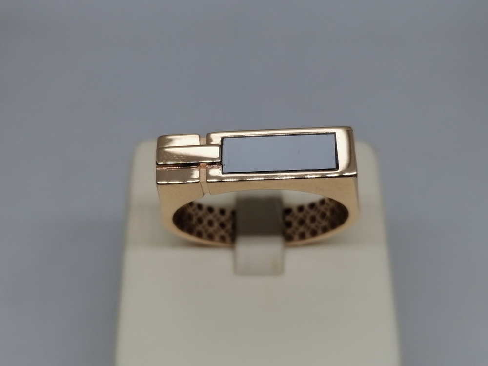 КОЛЬЦО ПЕЧАТКА с камнем (Au 585)