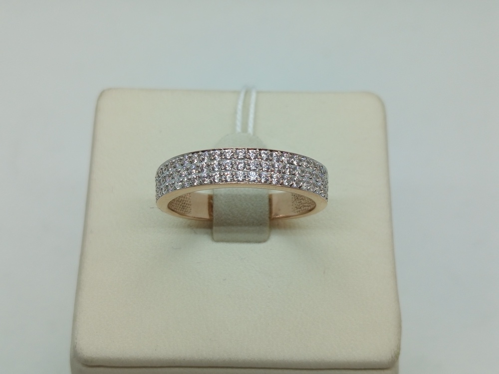 КОЛКМИ585 КОЛЬЦО С КАМНЯМИ (Au 585)