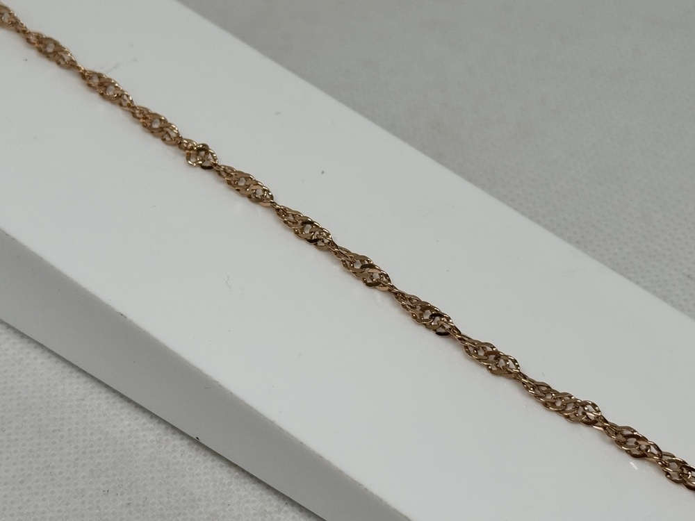 БРАСЛЕТ ПОЛНОВЕСНЫЙ Сингапур Au 585