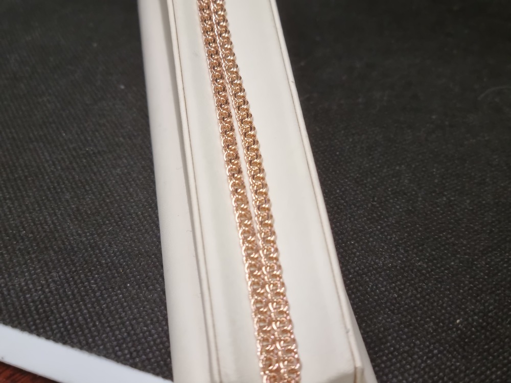 ЦЕПЬ ПУСТОТЕЛАЯ Бисмарк (Au 585)