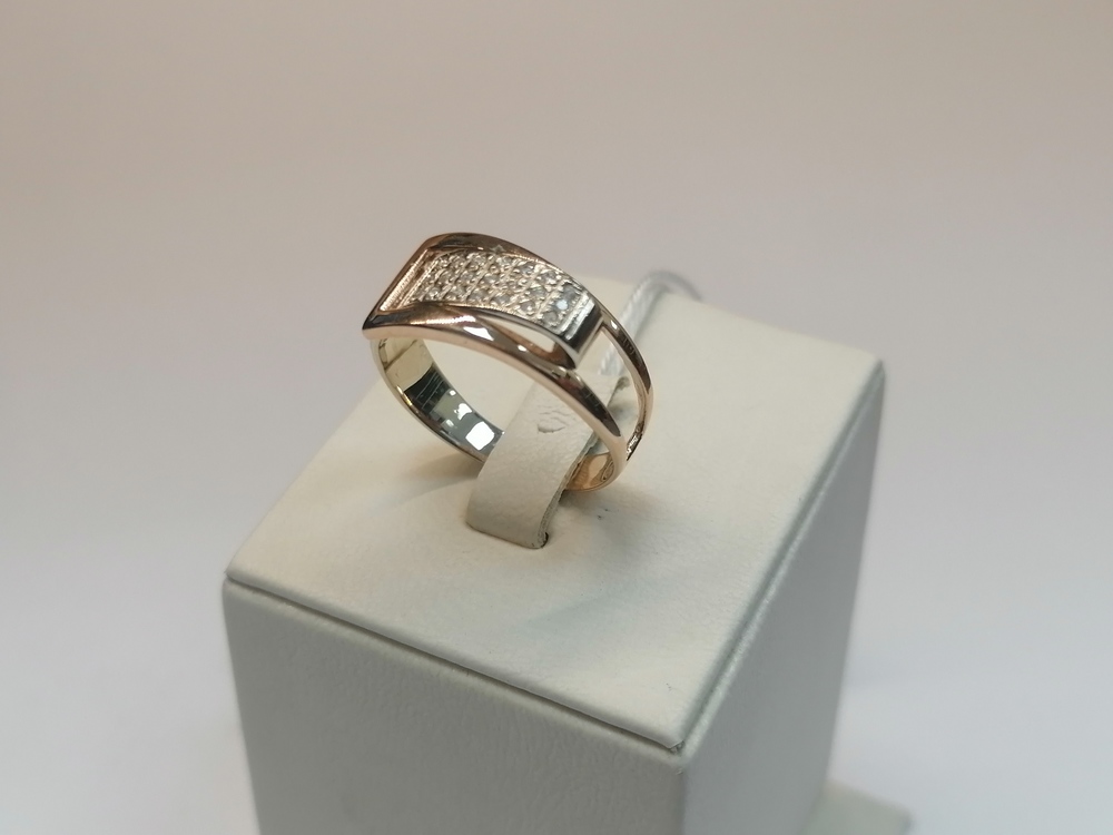КОЛКМИ585 КОЛЬЦО С КАМНЯМИ (Au 585)