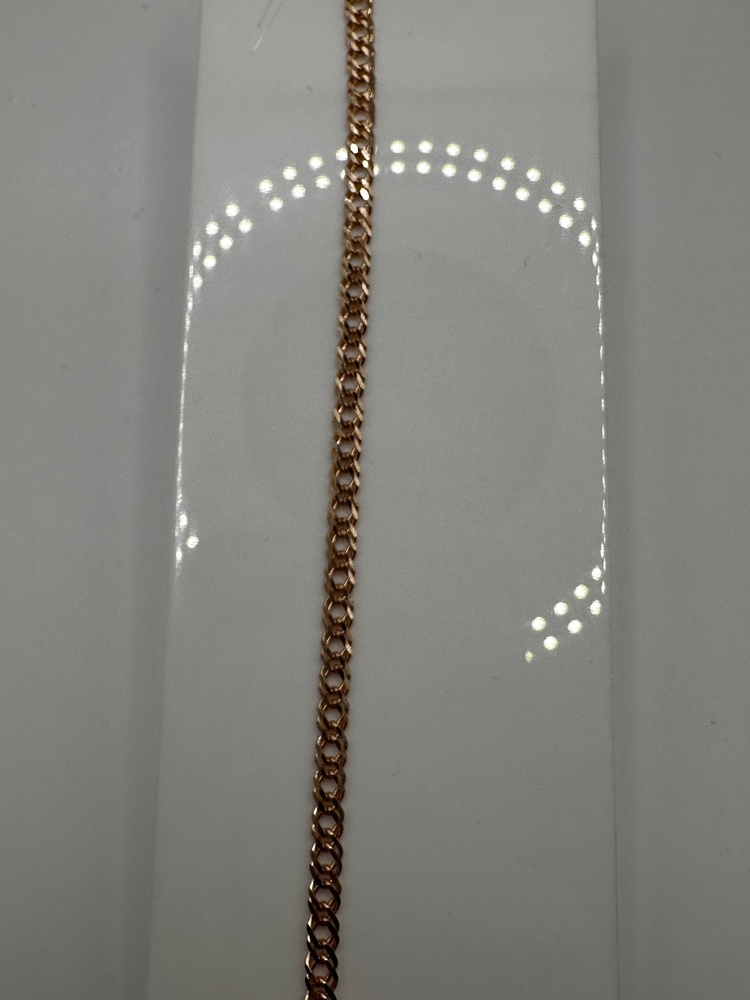 БРАСЛЕТ ПОЛНОВЕСНЫЙ Ромб двойной (Au 585)