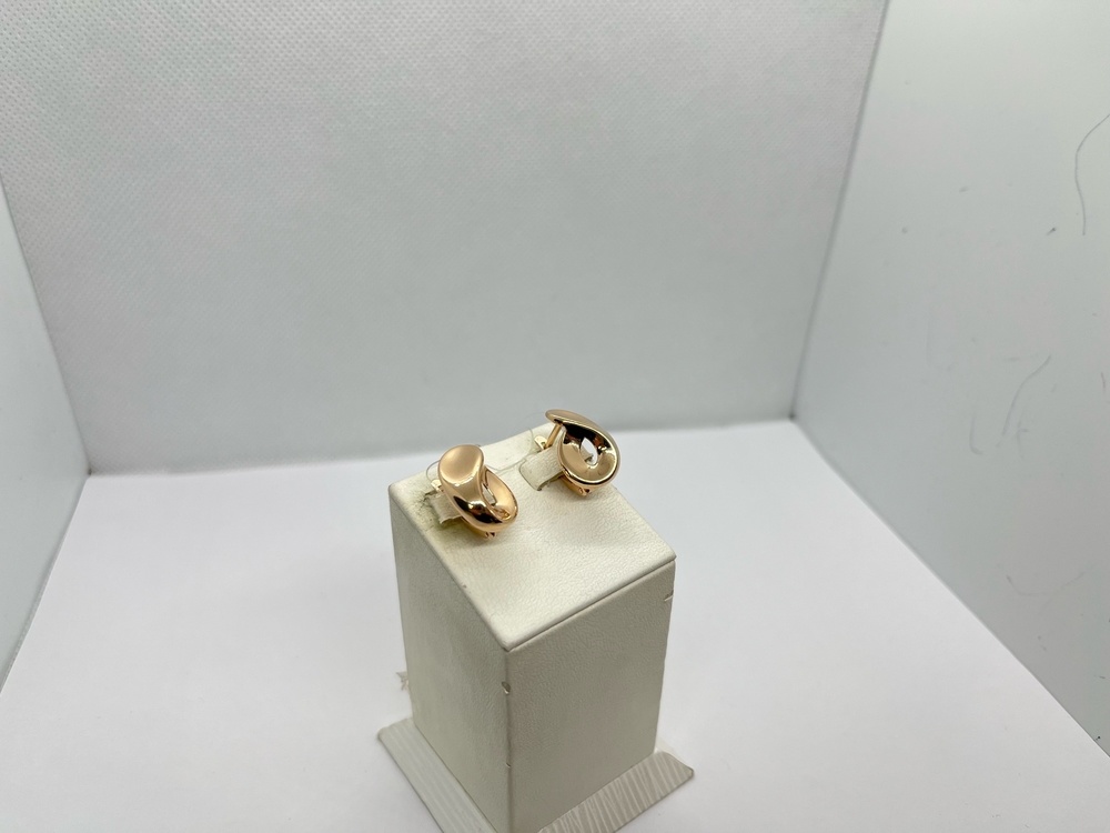 СЕРЬГИ БЕЗ КАМНЯ (Au 585)