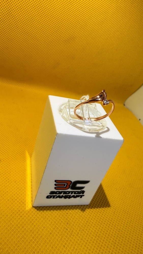 КОЛКМ585 КОЛЬЦО С КАМНЕМ (Au 585)