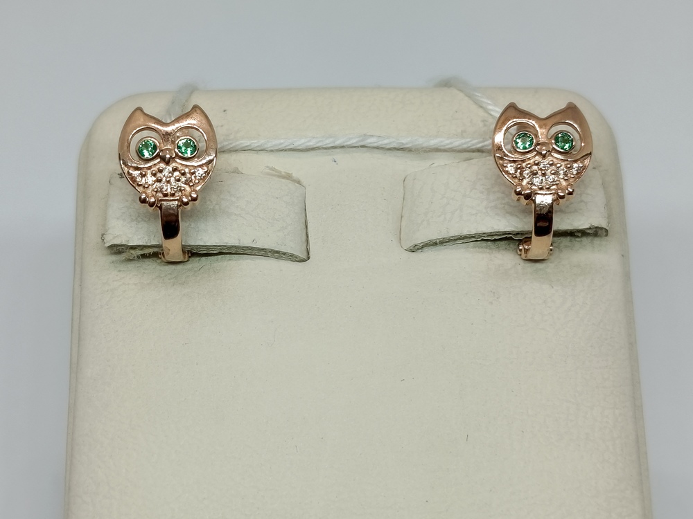 СЕРЬГИ С КАМНЯМИ (Au 585)