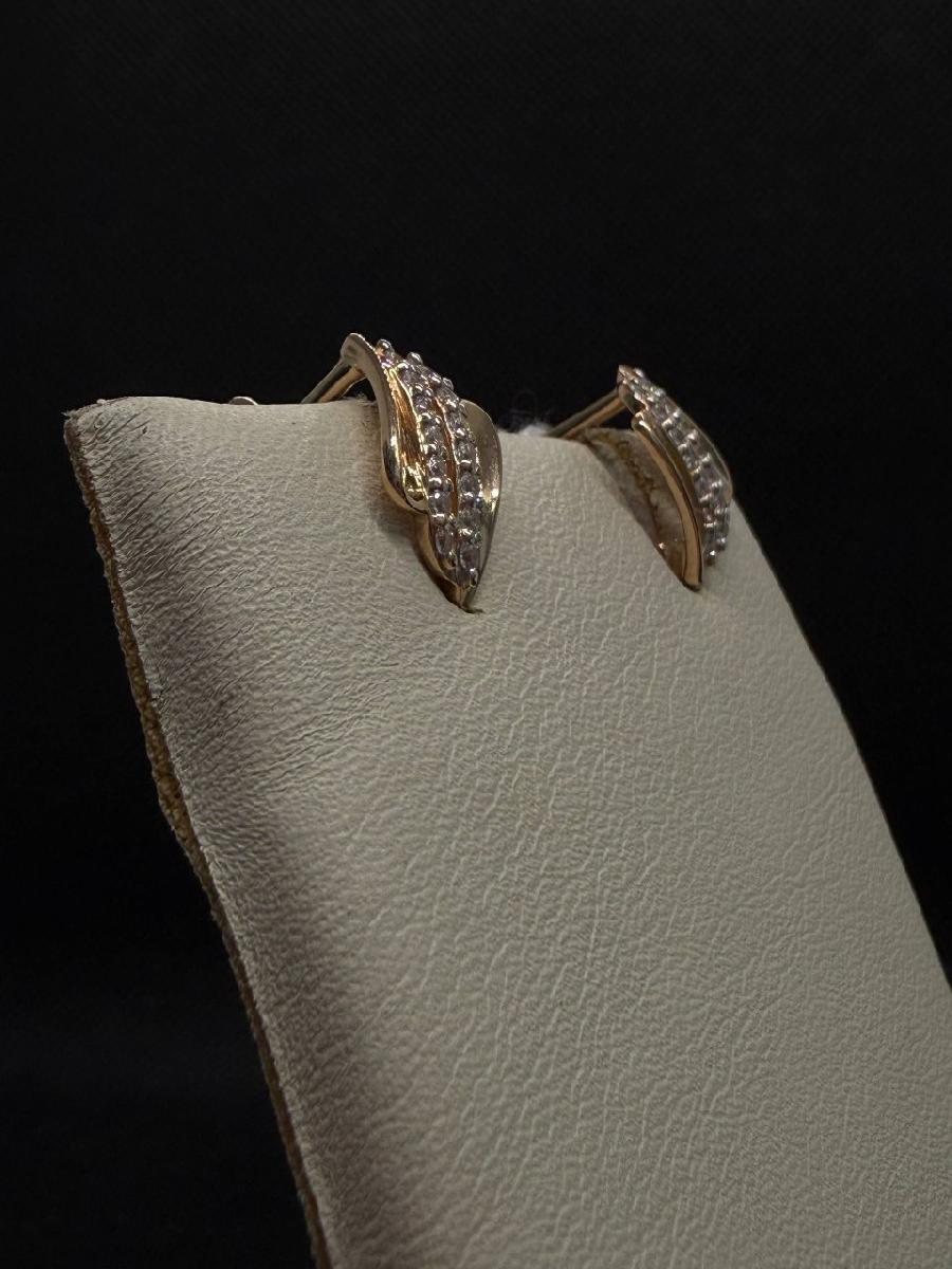 СЕРЬГИ С КАМНЯМИ (Au 585)