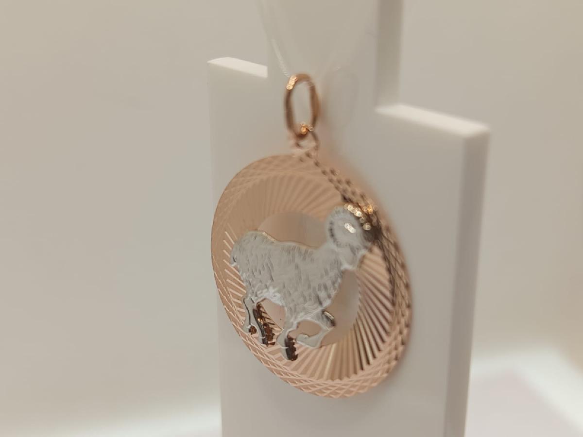 ПОДВЕСКА Знак зодиака ОВЕН (Au 585)