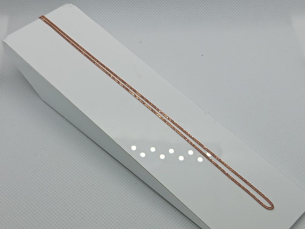 ЦЛР2375 ЦЕПЬ ПОЛНОВЕСНАЯ Ромб двойной (Au 375)