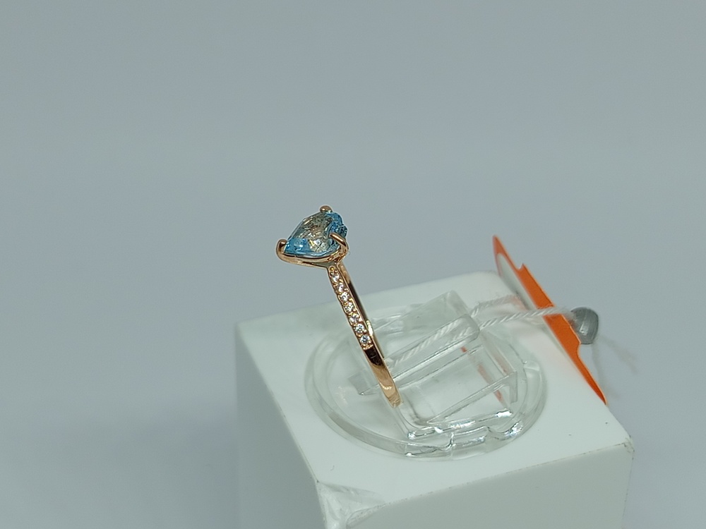 КОЛЬЦО С КАМНЯМИ (Au 585)