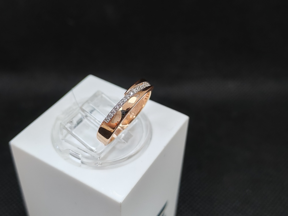 КОЛЬЦО С КАМНЯМИ (Au 585)