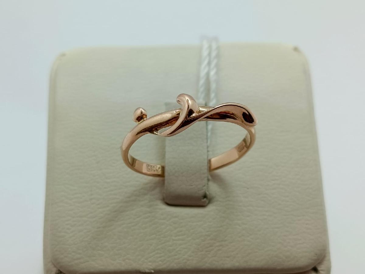 КОЛБКМ585 КОЛЬЦО БЕЗ КАМНЯ (Au 585)