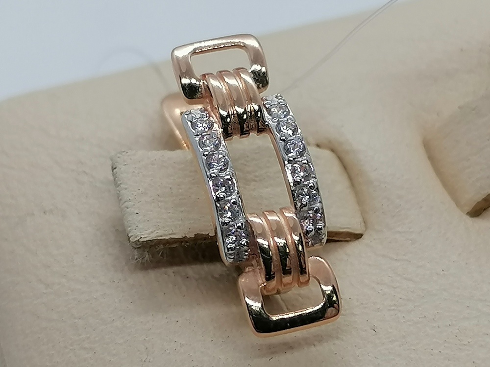 1206554 СЕРЬГИ С КАМНЯМИ (Au 585)