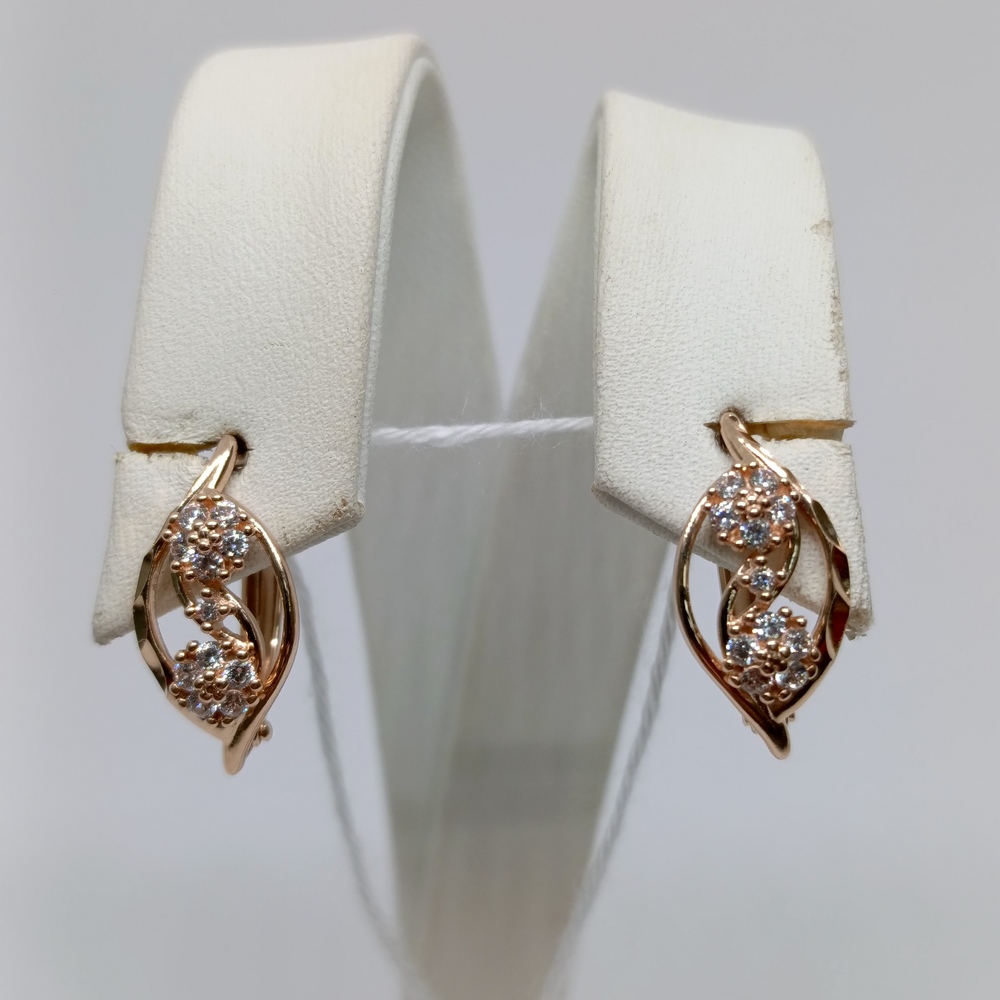 СЕРЬГИ С КАМНЯМИ (Au 585)