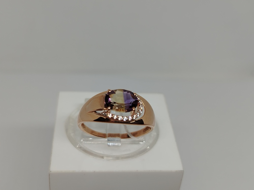 КОЛКМИ585 КОЛЬЦО С КАМНЯМИ (Au 585) КОЛКМИ585 КОЛЬЦО С КАМНЯМИ (Au 585)