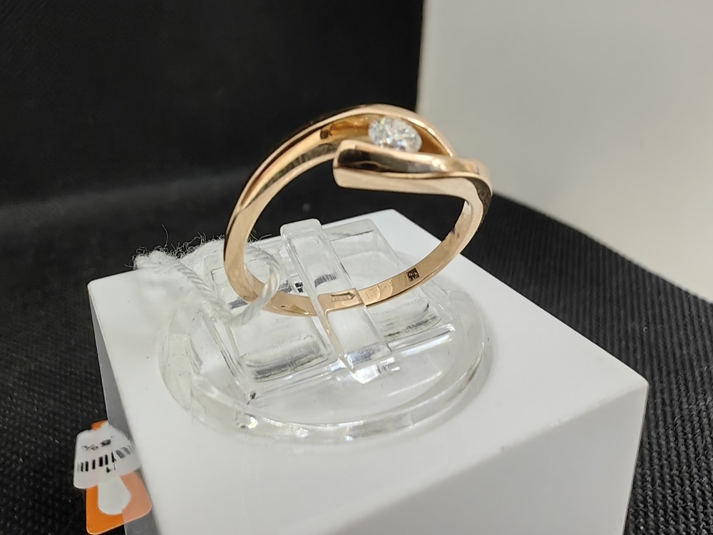 КОЛЬЦО БРИЛЛИАНТ Au 585