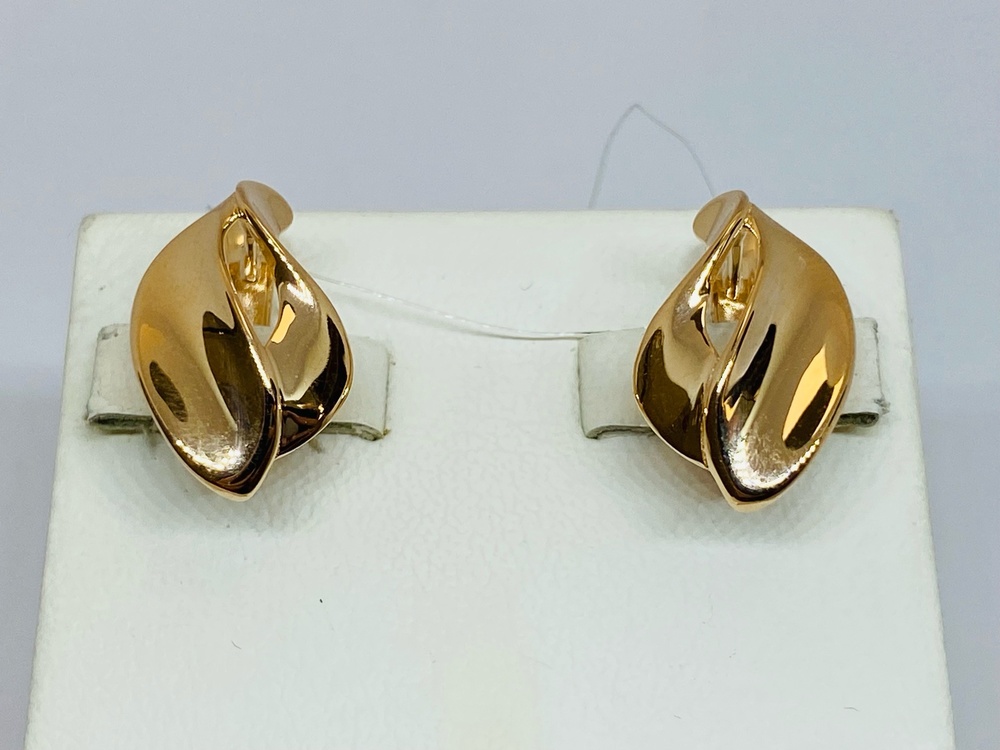 СЕРЬГИ БЕЗ КАМНЯ (Au 585)