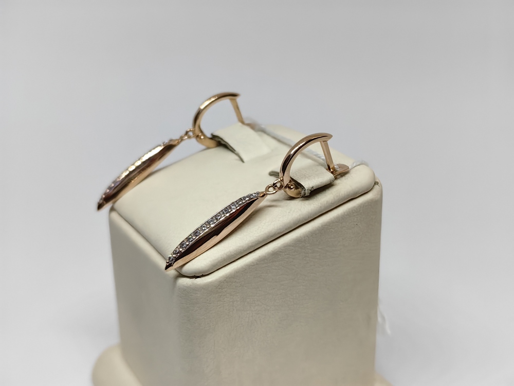 СЕРЬГИ С КАМНЯМИ (Au 585)