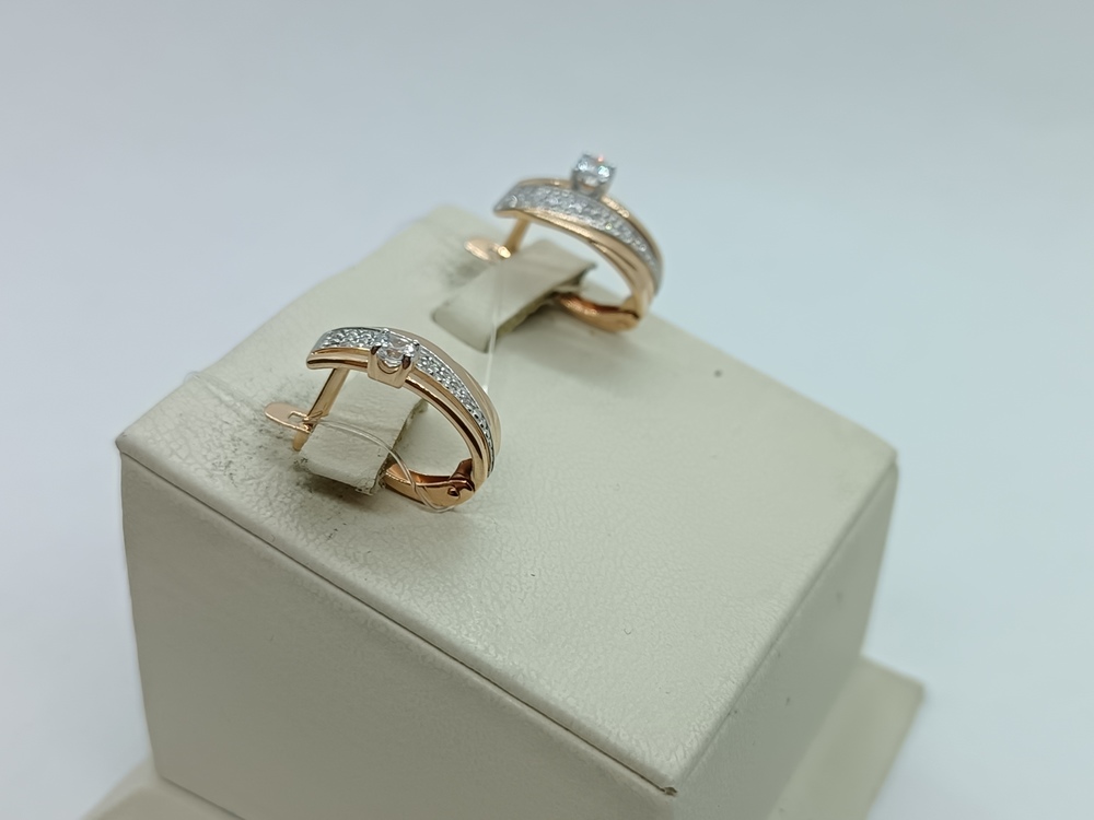 СЕРЬГИ С КАМНЯМИ (Au 585)