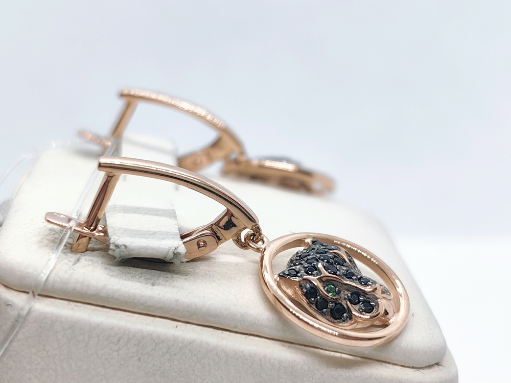 СЕРЬГИ С КАМНЯМИ (Au 585)