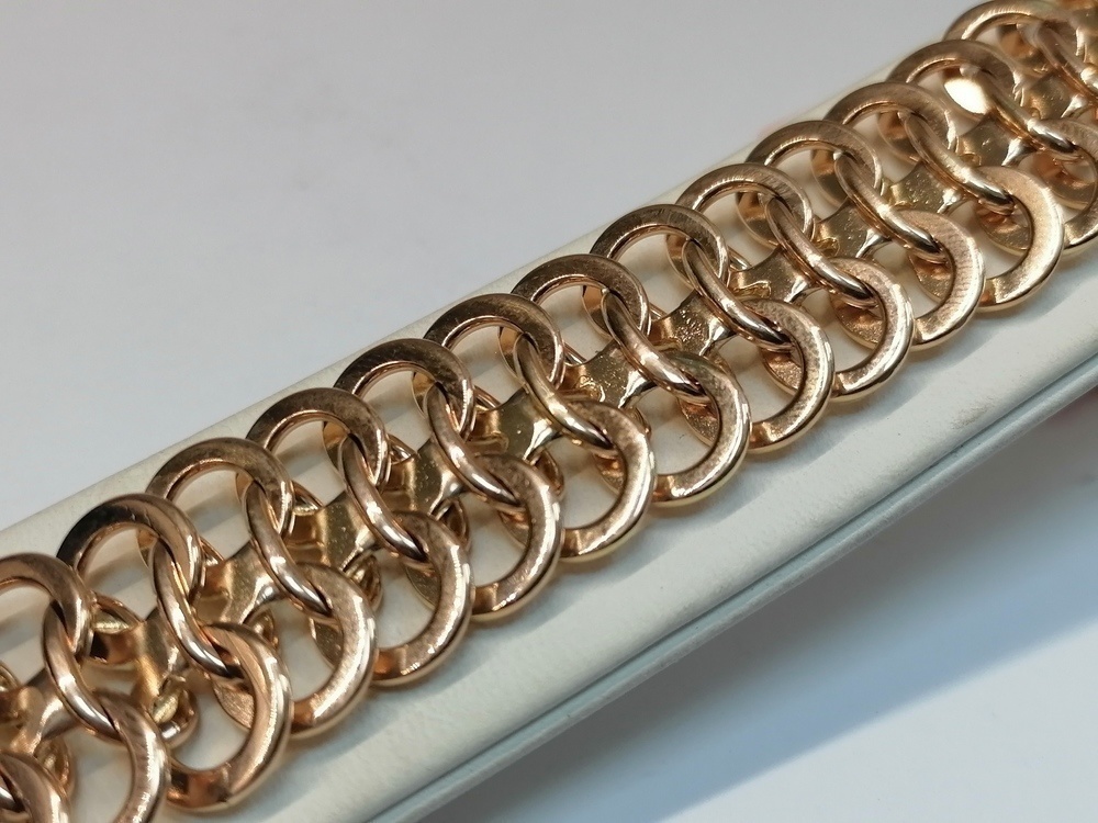 БРАСЛЕТ ПОЛНОВЕСНЫЙ Фантазия Au 585