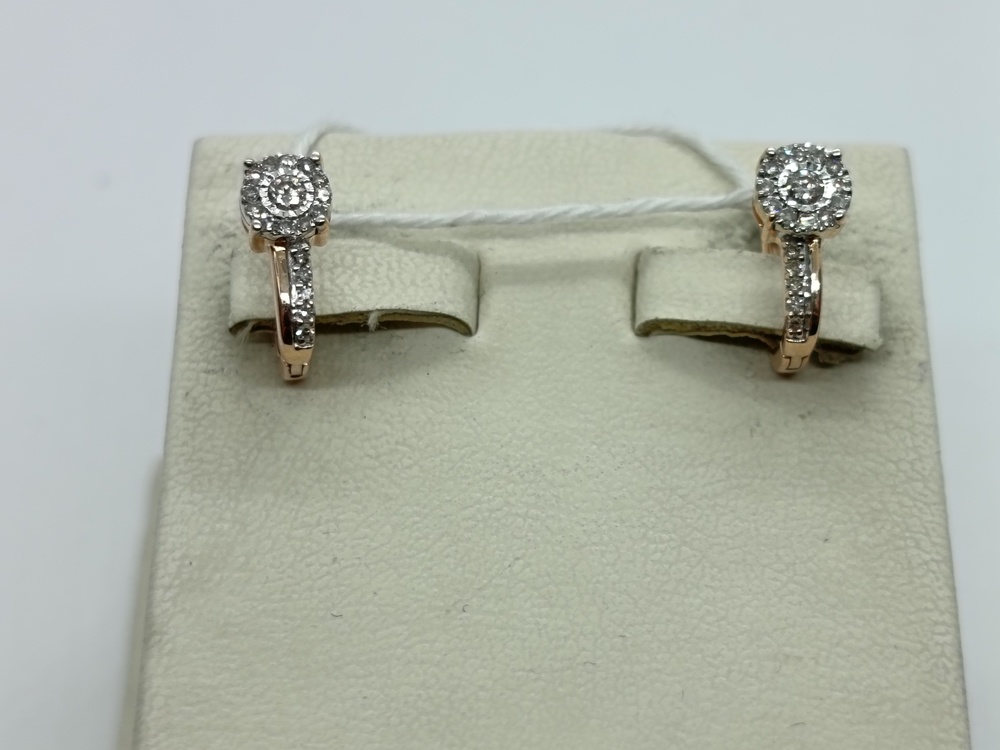 СЕРЬГИ БРИЛЛИАНТ (Au 585)