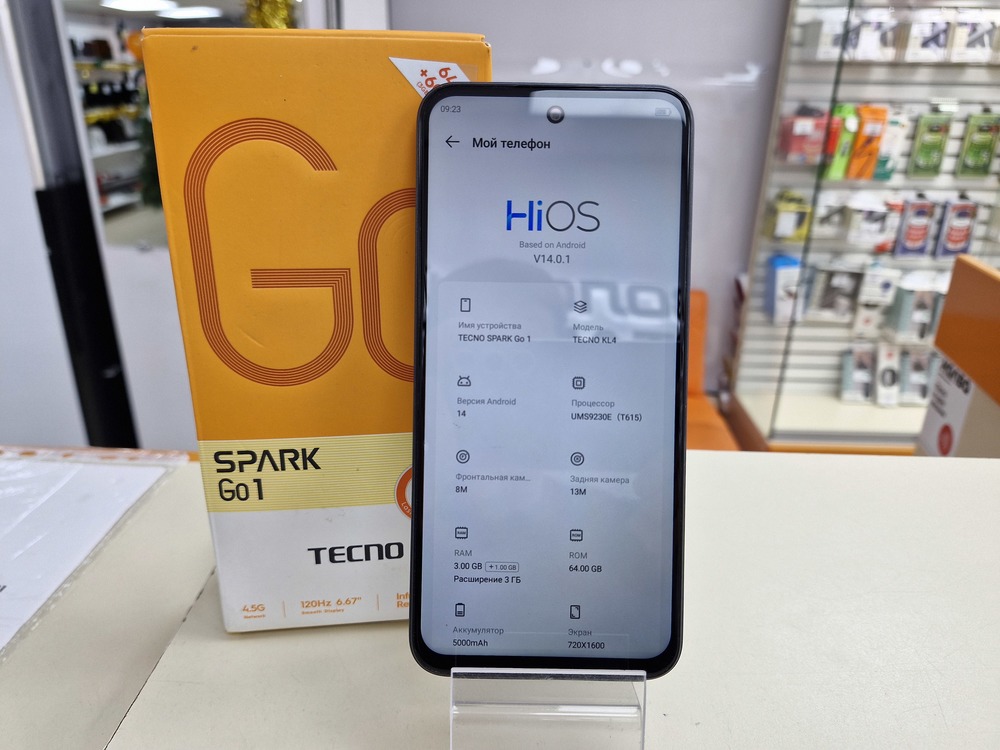 Смартфон Tecno Spark Go1