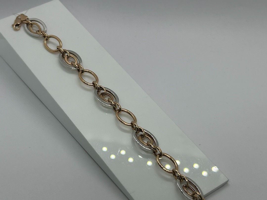 БРАСЛЕТ ПУСТОТЕЛЫЙ Фантазия Au 585