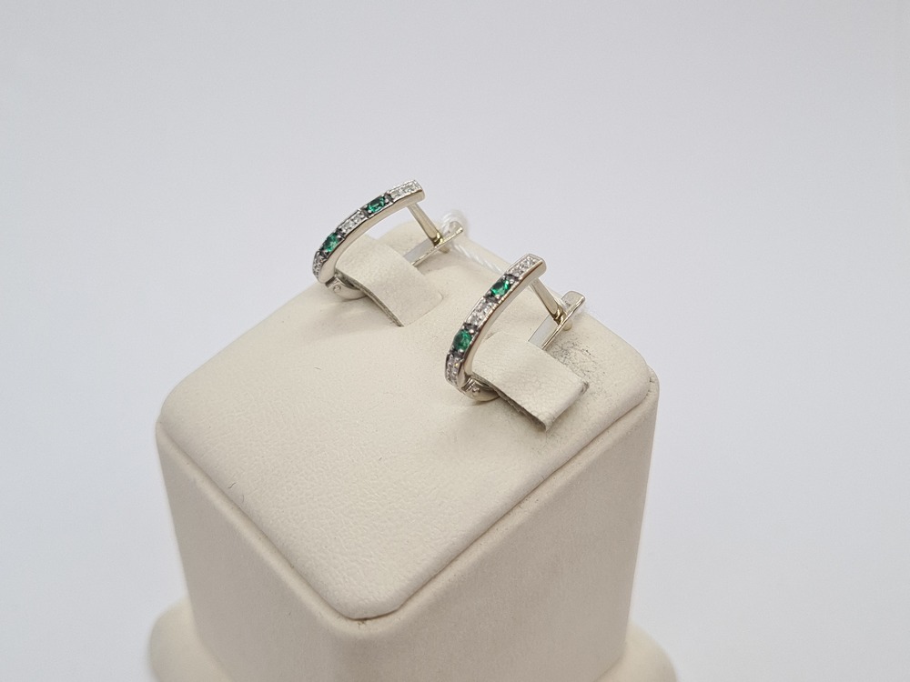 СЕРЬГИ С КАМНЯМИ (Au 585)