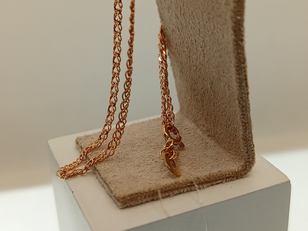 ЦЕПЬ ПОЛНОВЕСНАЯ Ромб двойной (Au 585)