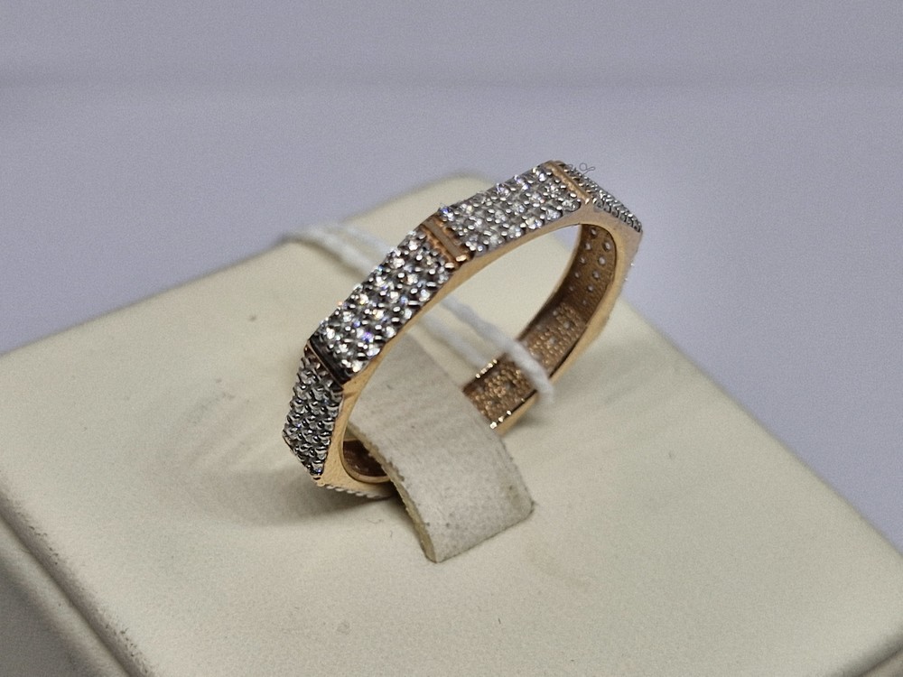 КОЛКМИ585 КОЛЬЦО С КАМНЯМИ (Au 585)