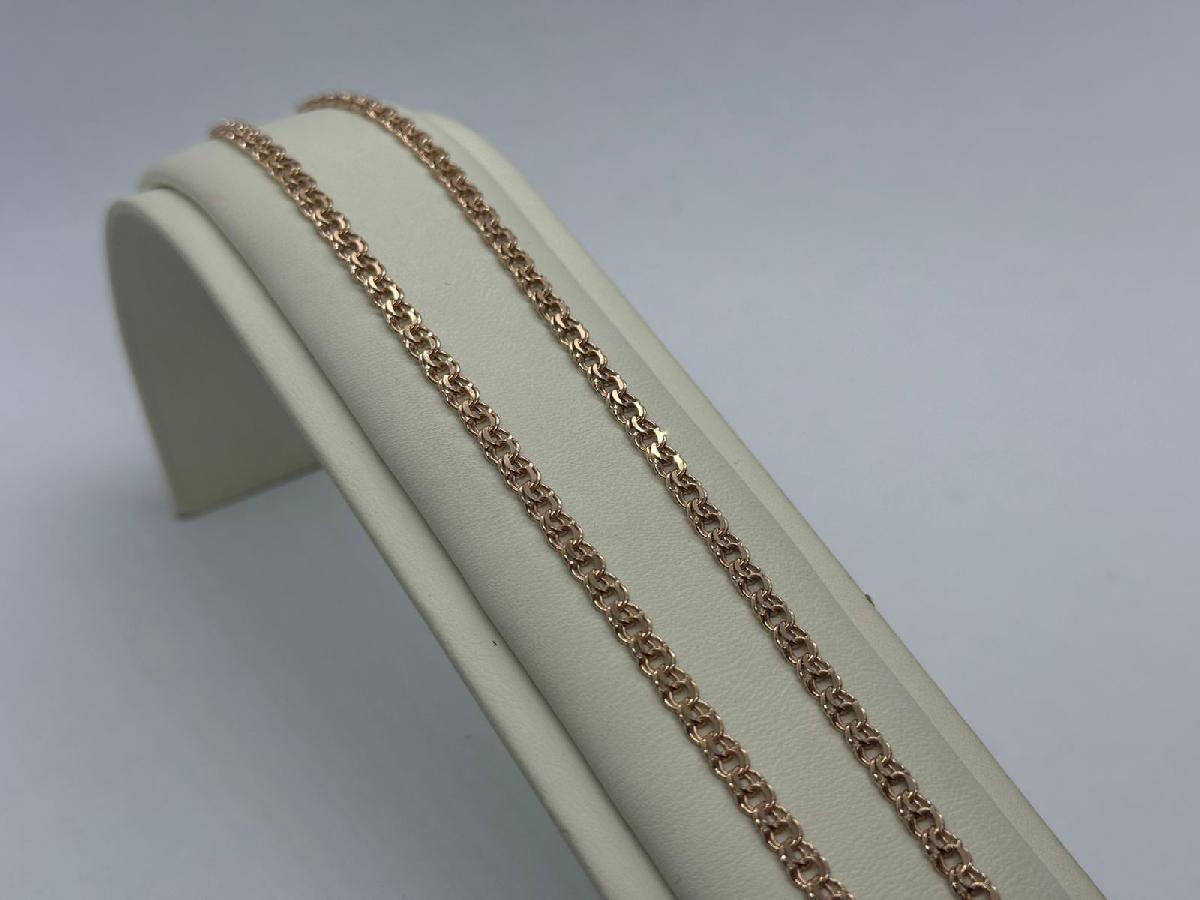 570005021 ЦЕПЬ ПУСТОТЕЛАЯ Бисмарк (Au 585)