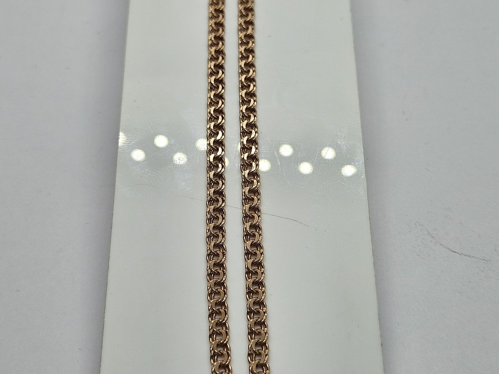 ЦПБС585 ЦЕПЬ ПУСТОТЕЛАЯ Бисмарк (Au 585)