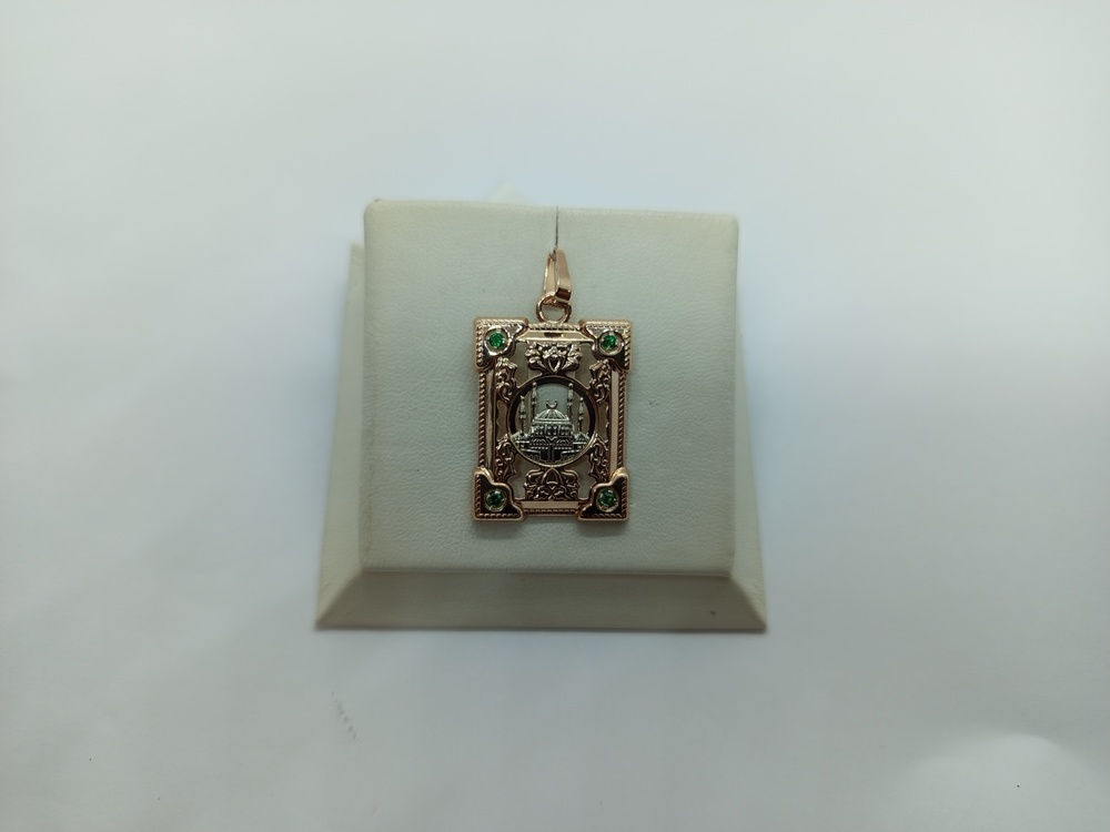 КЗ.27/Мечеть/з585 ПОДВЕСКА МЕЧЕТЬ (Au 585)