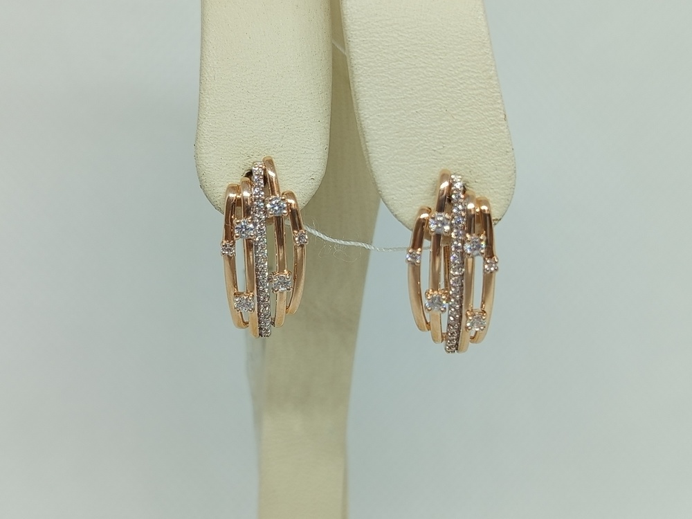 СЕРЬГИ С КАМНЯМИ (Au 585)