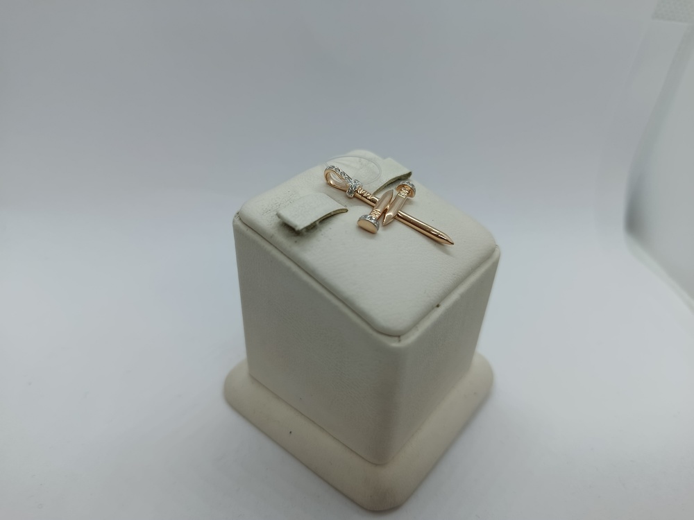 п4144 ПОДВЕСКА С КАМНЯМИ (Au 585)