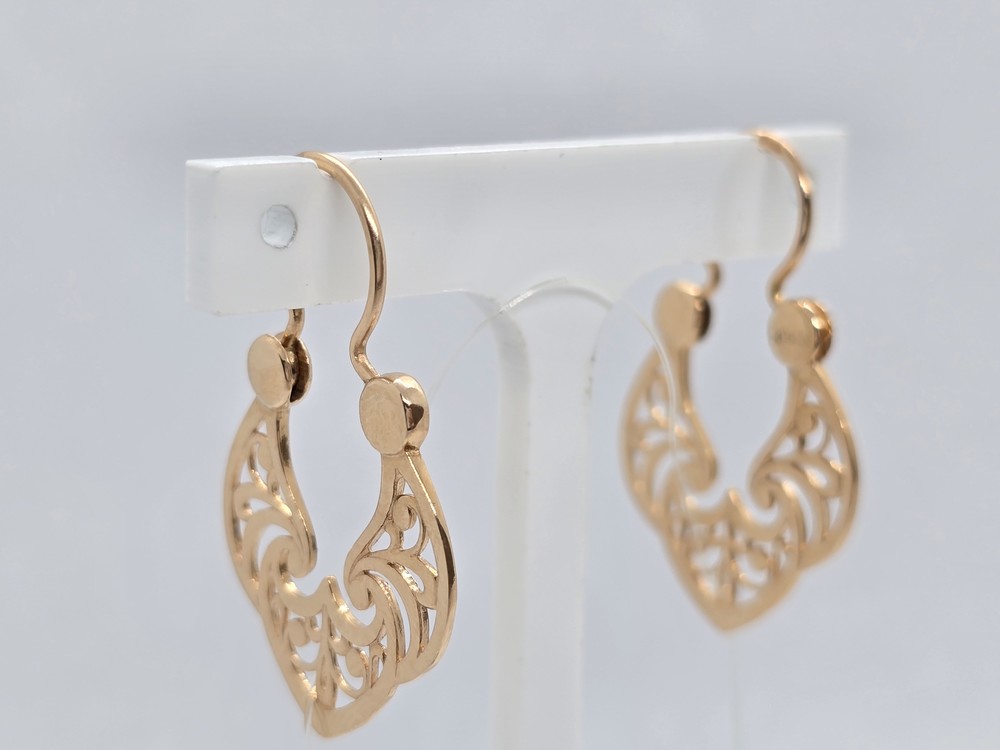 СЕРЬГИ КАЛАЧИ без камня (Au 585)