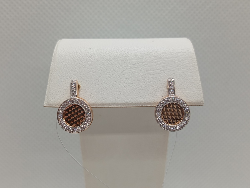 СЕРЬГИ С КАМНЯМИ (Au 585)