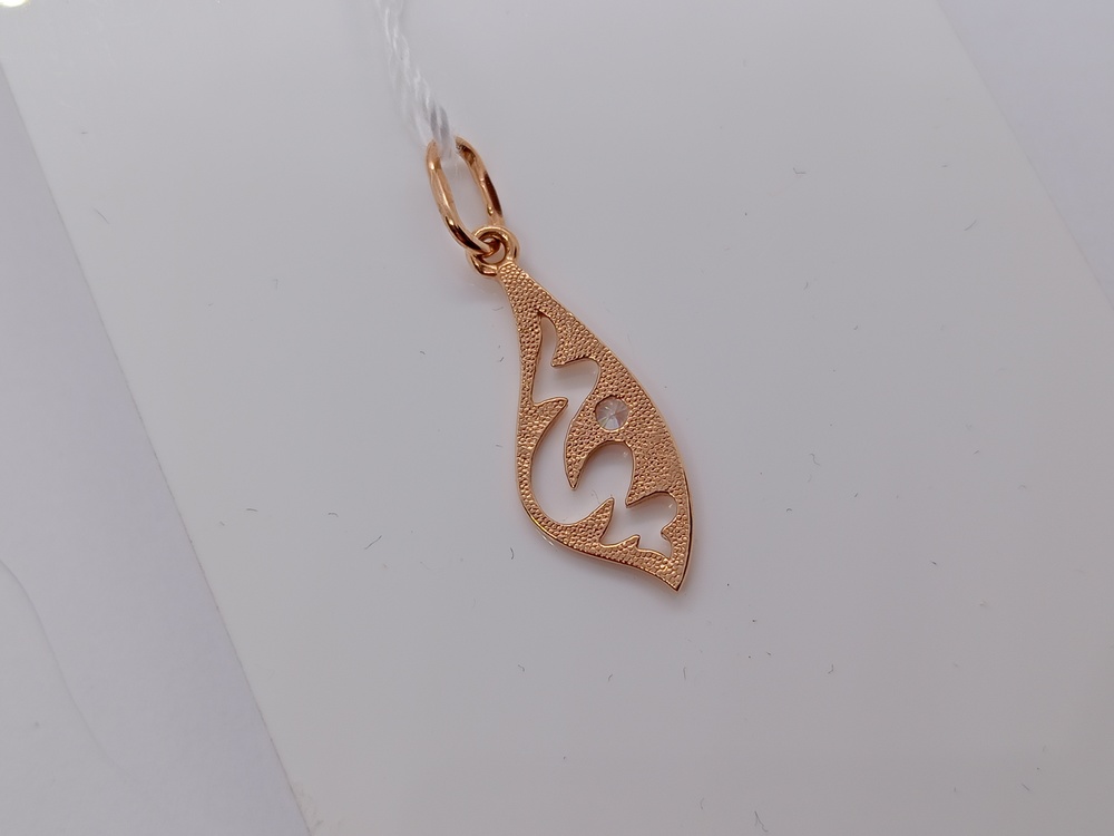 ПОДКМ585 ПОДВЕСКА С КАМНЕМ (Au 585)